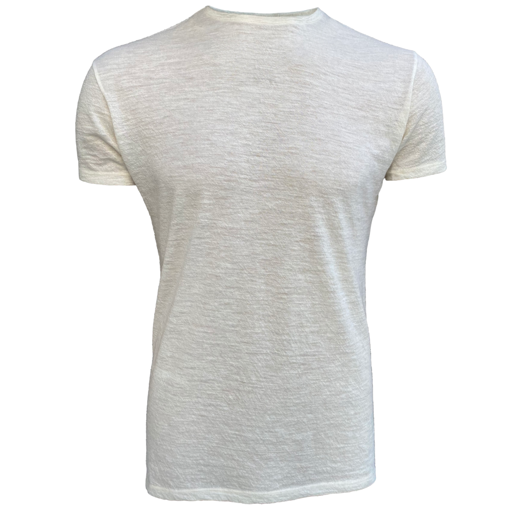 Men's alpaca white shirt