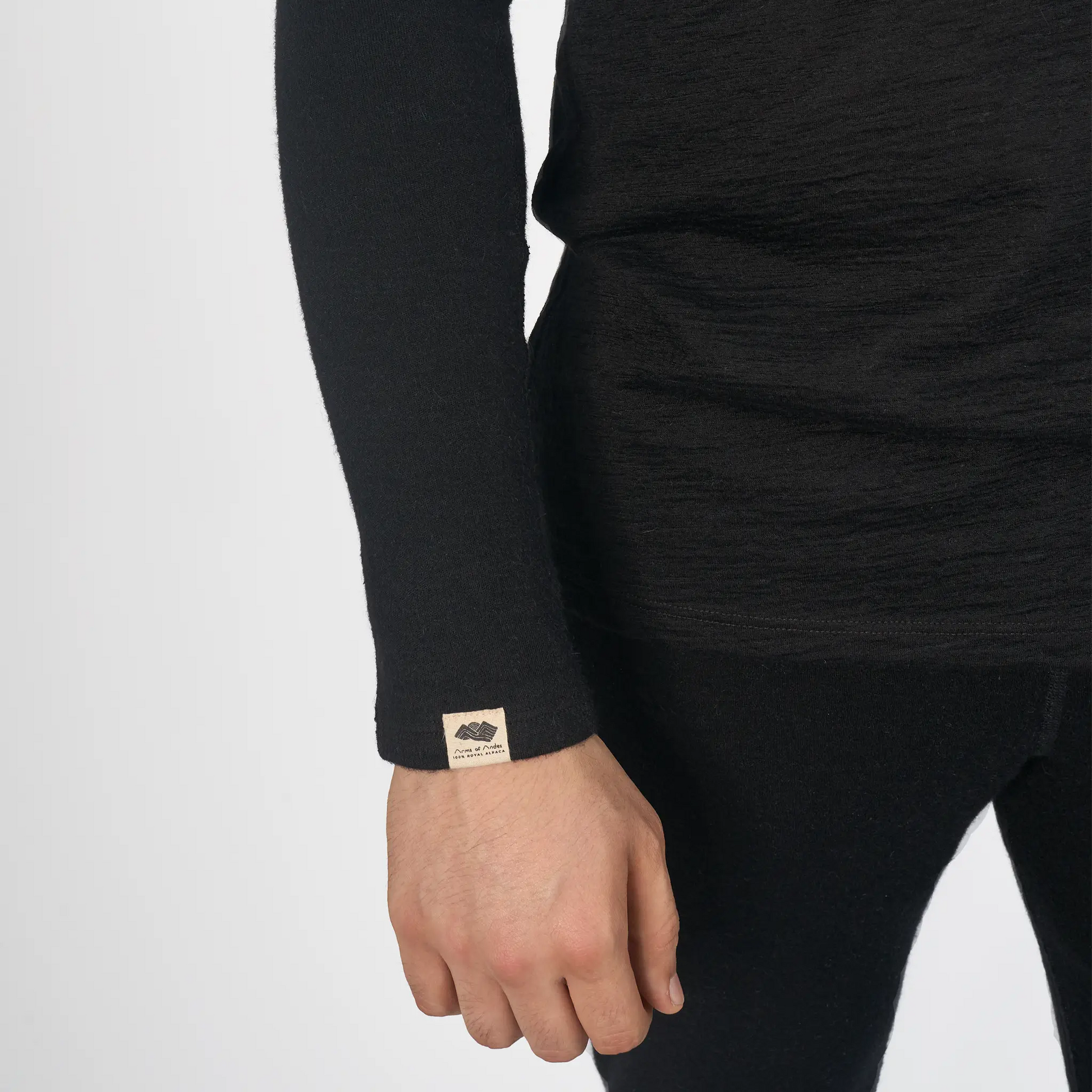 mens ecological sleeve midweight color black