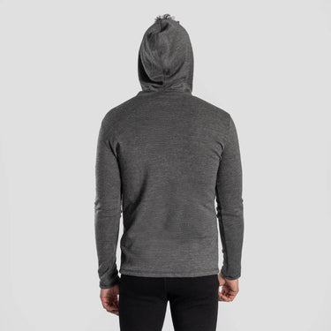 mens functional pullover hoodie midweight color gray