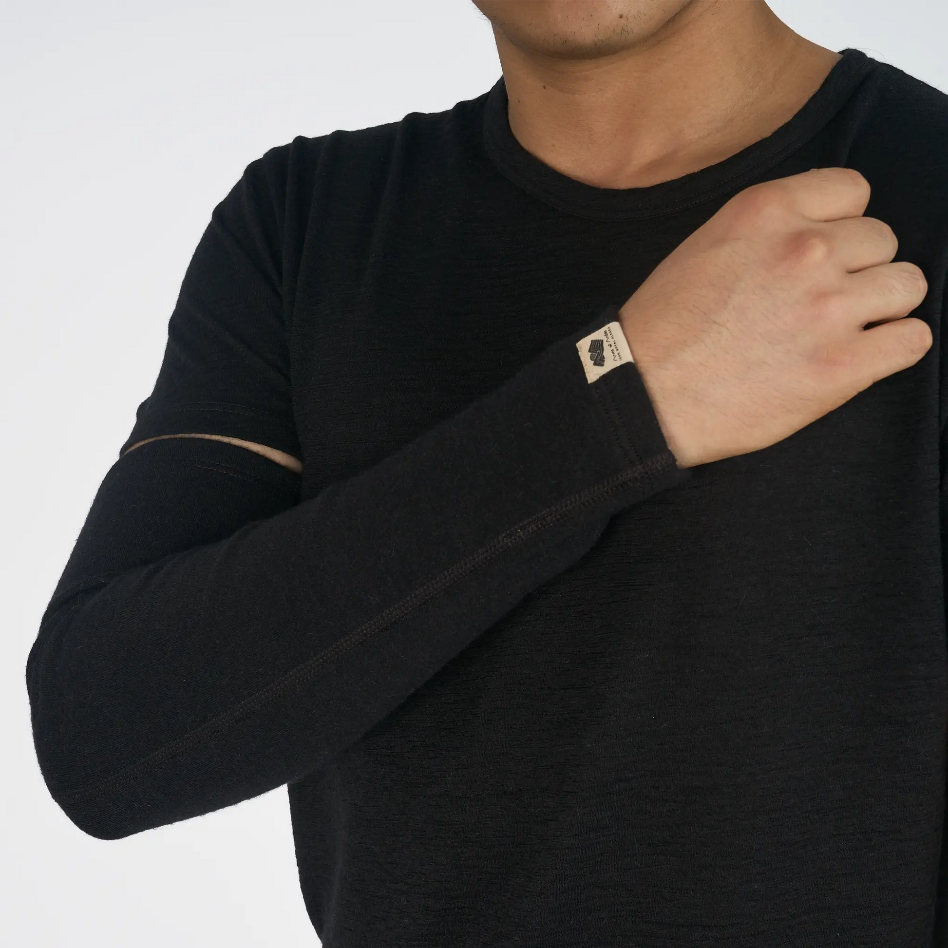 mens warmest sleeve midweight color black