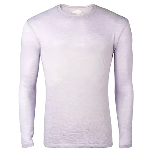 mens functional long sleeve tshirt color lilac