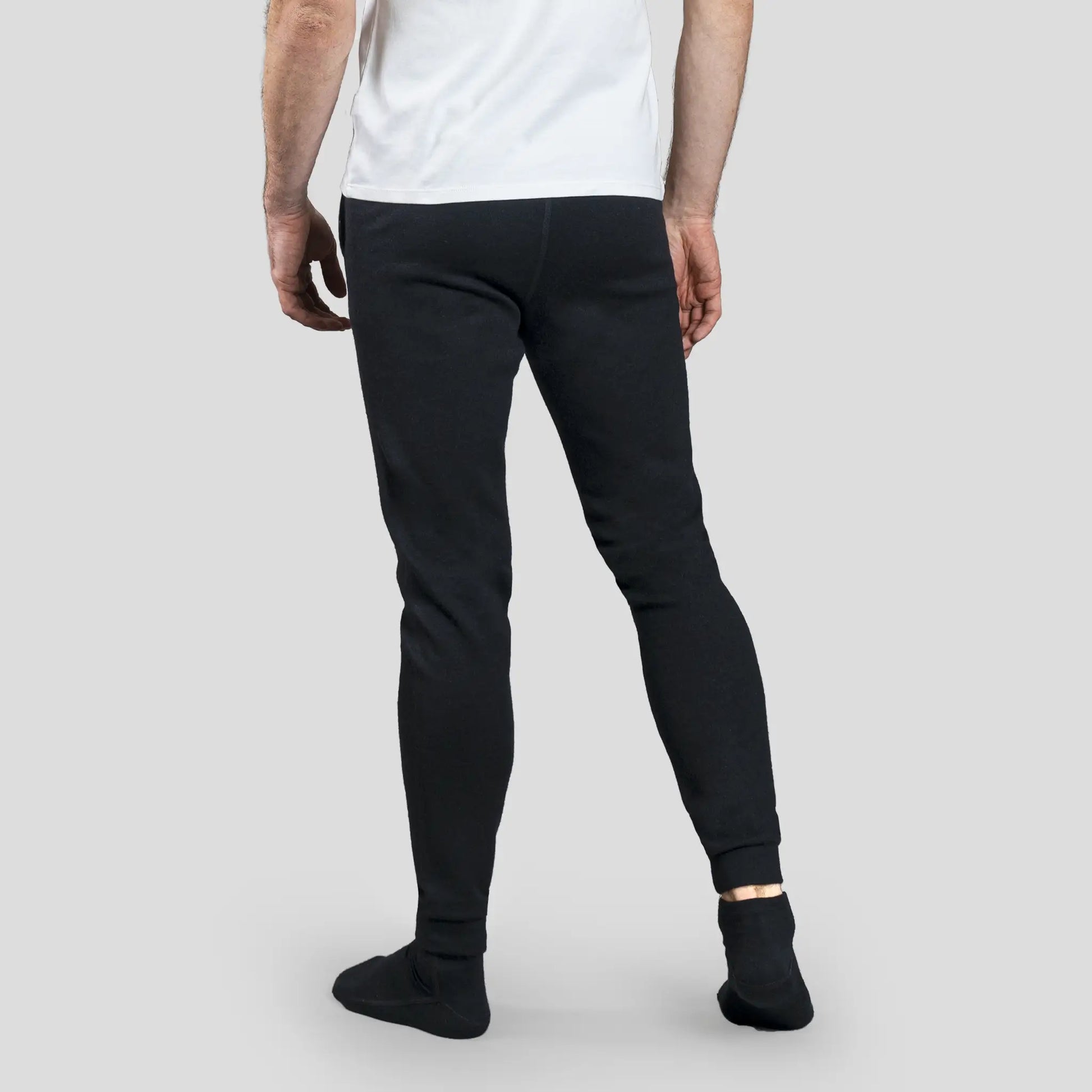 mens functional sweatpants midweight color black